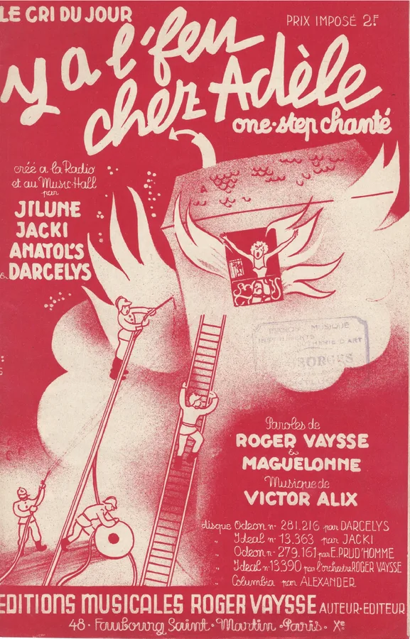 Cover for Victor Alix | Y a l'Feu chez Adele | Chanson