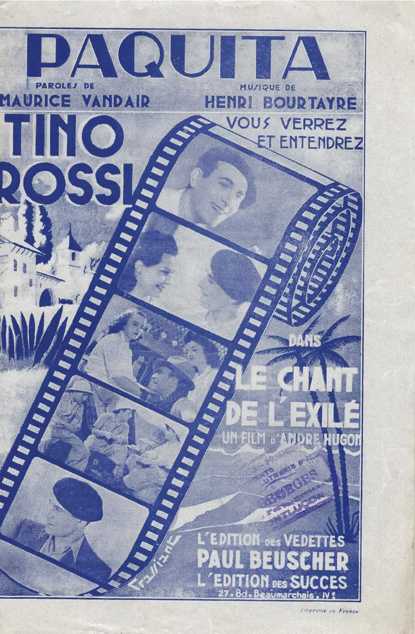 Cover for Tino Rossi | Henri Bourtayre | Paquita | Chanson