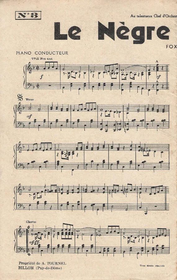 Cover for Armand Tournel | Le Negre du Palace | Orchestra