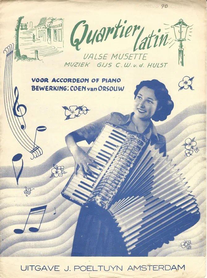Cover for Gijs v.d. Hulst | Quartier Latin | Accordion