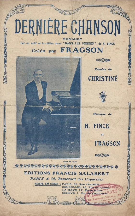 Cover for Henri Fragson | Herman Finck | Henri Christiné | Derniere Chanson