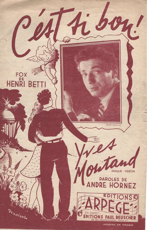 Cover for Yves Montand | Henry Betti | C'est si bon | Chanson
