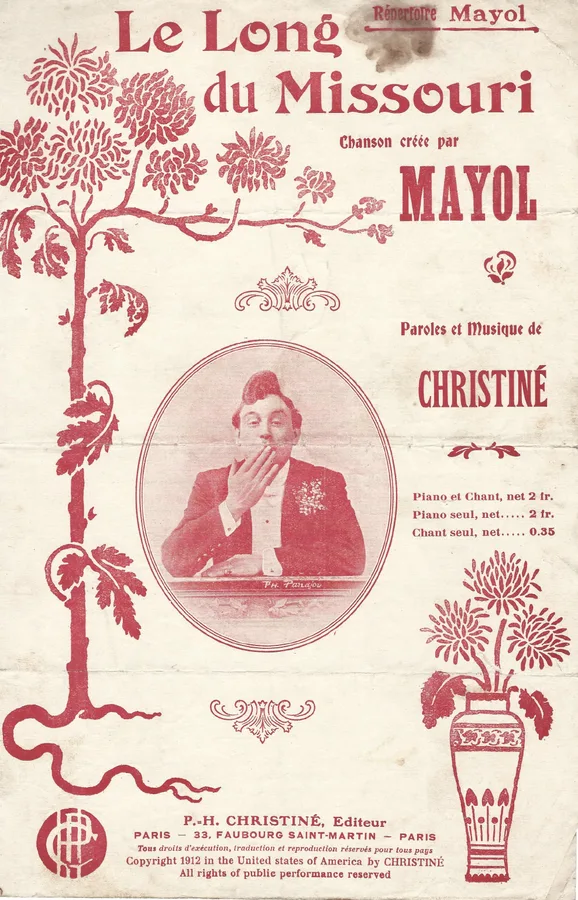 Cover for Mayol | Henri Christiné | Le Long du Missouri | Chanson