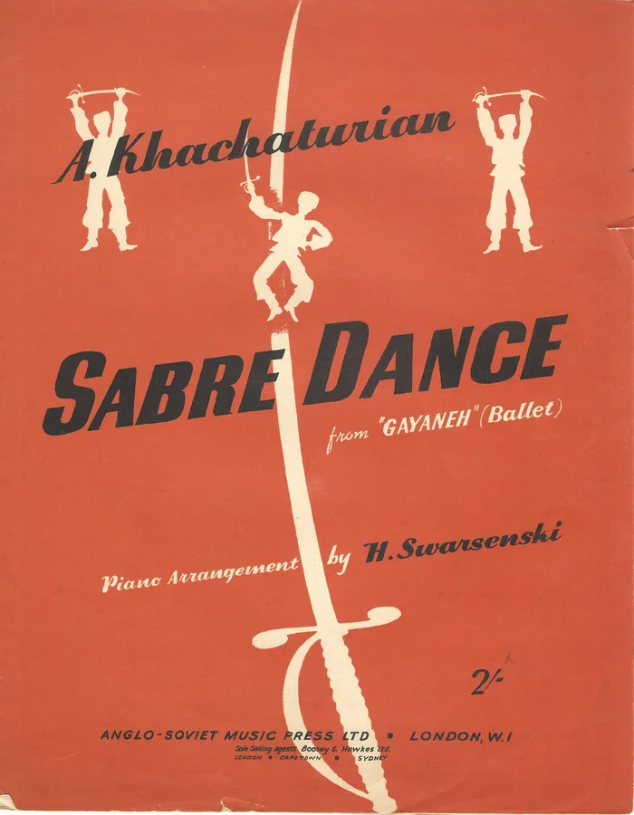 Cover for A. Khachaturian | Sabre Dance | Piano