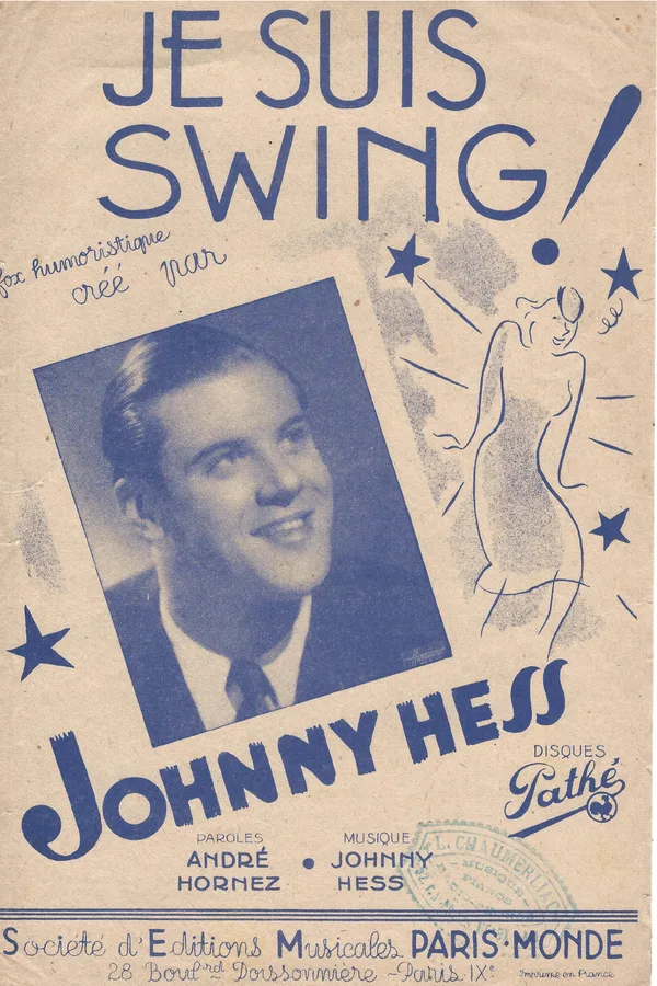 Cover for Johnny Hess | Andre Hornez | Je suis swing | Chanson