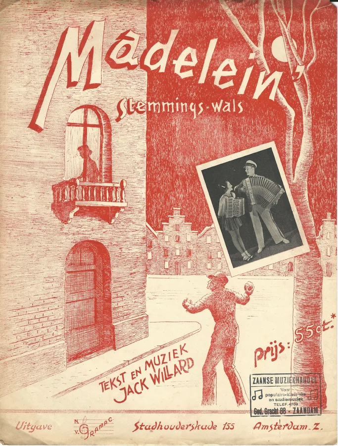 Cover for Jack Willard | Madelein | Piano | Vocals