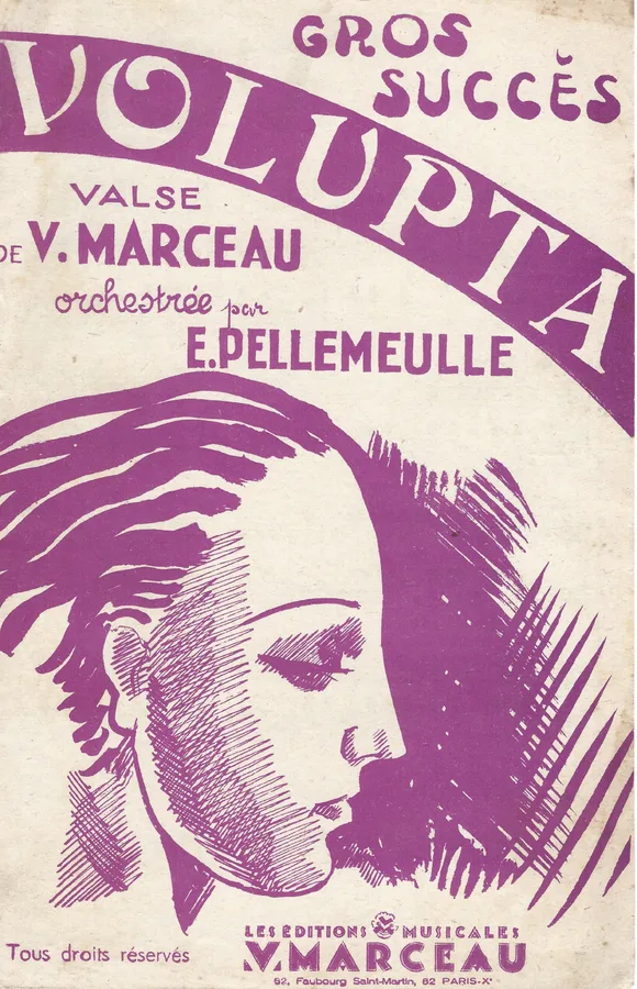Cover for V. Marceau | E. Pellemeulle | Volupta | Piano | Accordion