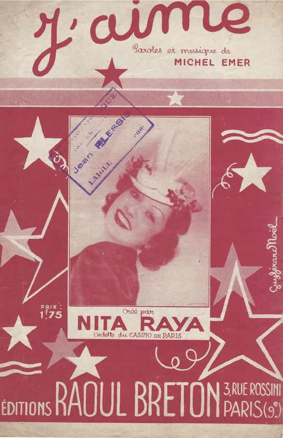 Cover for Nita Raya | Michel Emer | J'aime | Chanson
