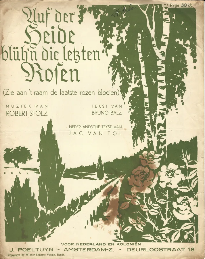 Cover for Robert Stolz | Auf der heide bluh'n die letzten Rosen | Piano | Vocals
