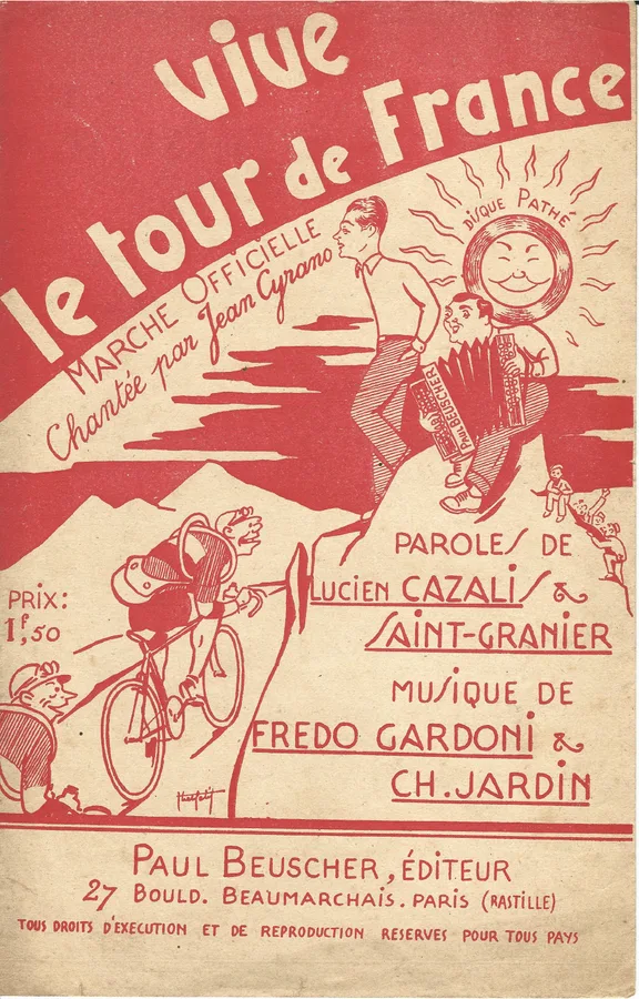 Cover for Jean Cyrano | Fredo Gardoni | Vive le tour de France | Accordion | Vocal
