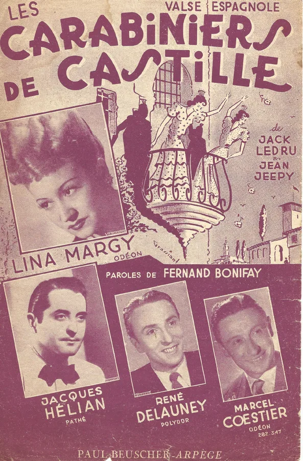 Cover for Jacques Helian | Lina Margy | Les Carabiniers de Castille | Vocals