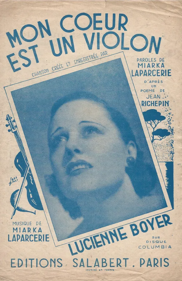 Cover for Lucienne Boyer | Miarka Laparcerie | Mon Coeur est un Violon | Chanson