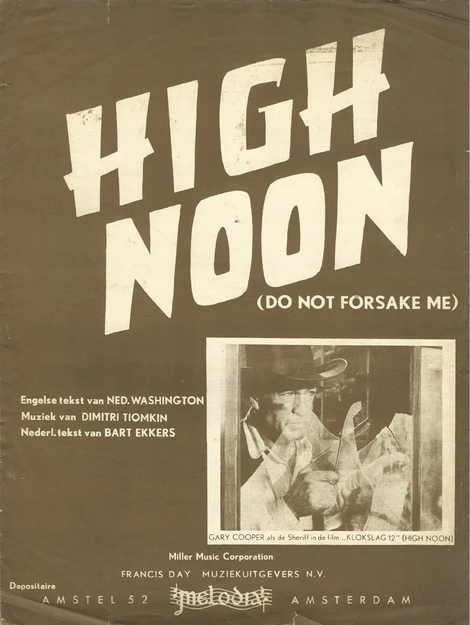 Cover for Dimitri Tiomkin | High Noon | Do not forsake me | Piano | Vocals