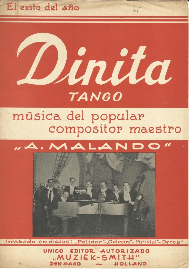 Cover for Malando | Dinita | Piano