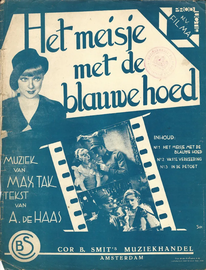 Cover for Max Tak | Het meisje met de blauwe hoed | Piano | Vocals