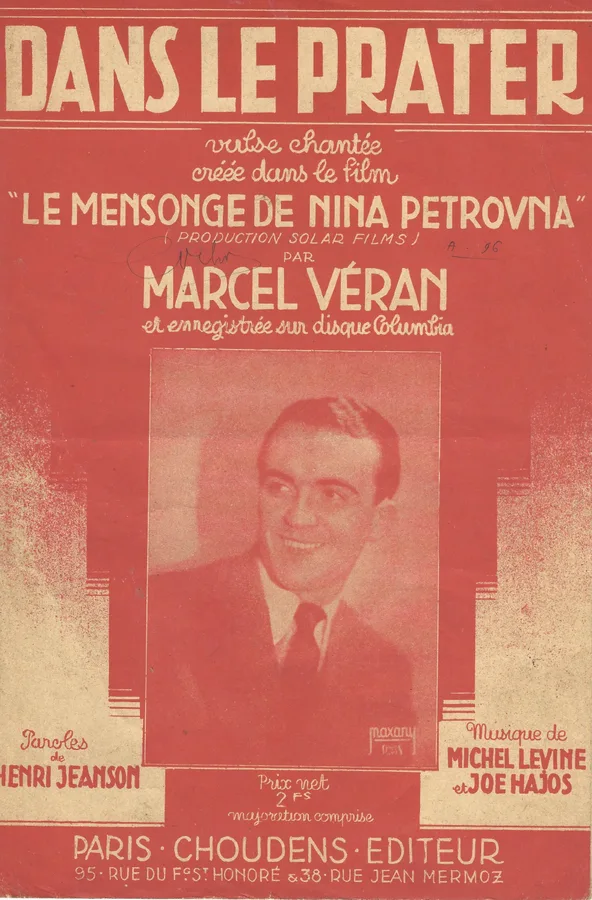Cover for Michel Levine | Joe Hajos | Marcel Veran | Dans le prater | Vocals