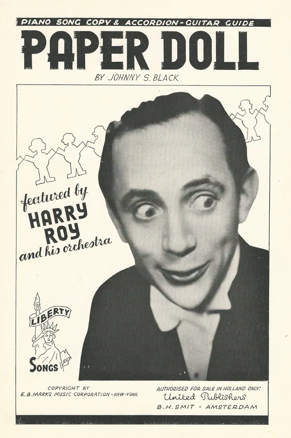 Cover for Johnny S. Black | Harry Roy | Paper Doll | Piano | Vocals