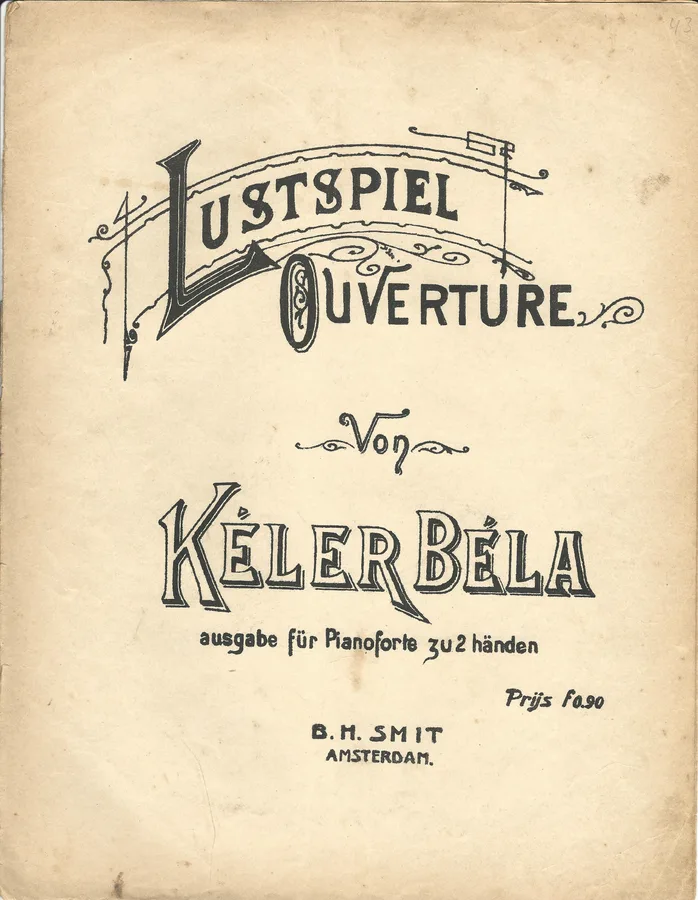 Cover for Keler Bela | Lustspiel Ouverture | Piano