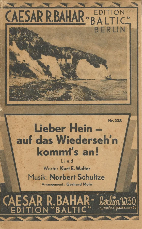 Cover for Norbert Schulze | Lieber Hein - auf das Wiederseh'n kommt's an | Piano