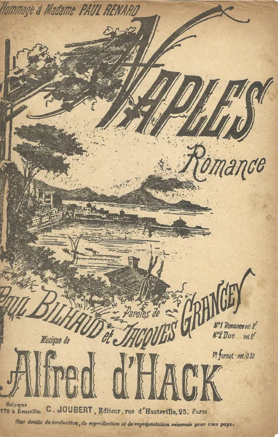 Cover for Alfred d'Hack | Juana | Naples | Vocals