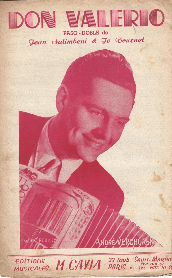 Cover for Jean Salimbeni | Jo Tournet | Don Valerio | Violin | Accordion