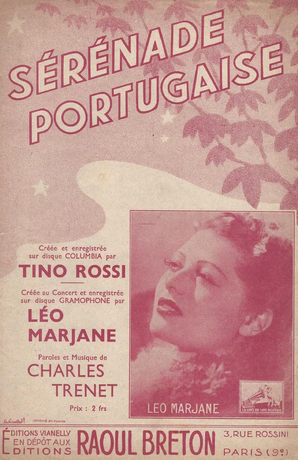 Cover for Leo Marjane | Tino Rossi | Charles Trenet | Serenade Portugaise | Chanson