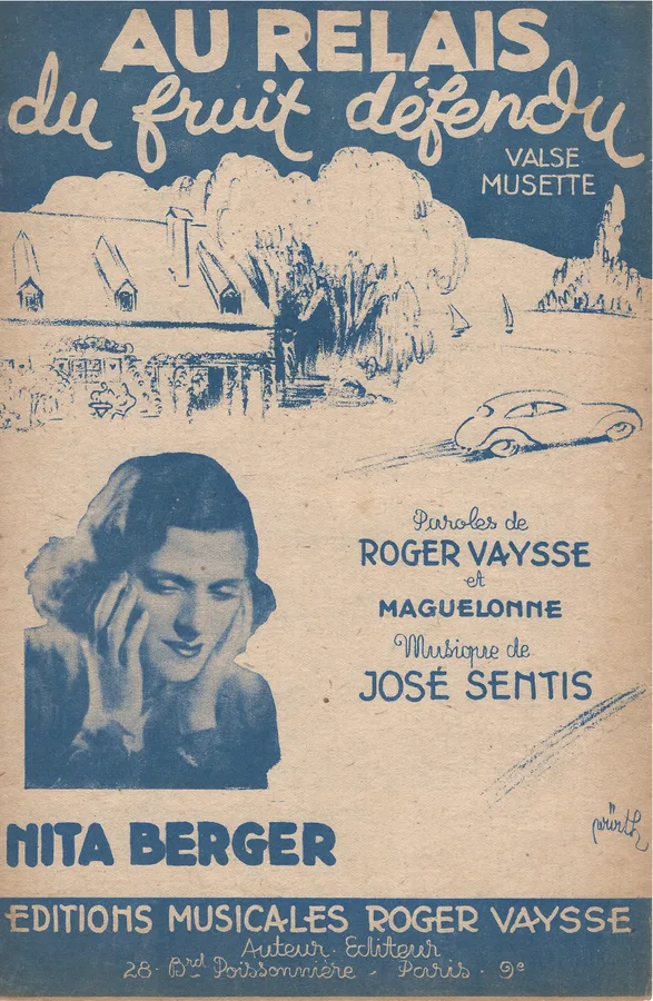 Cover for Nita Berger | Jose Sentis | Au relais du fruit defendu | Chanson