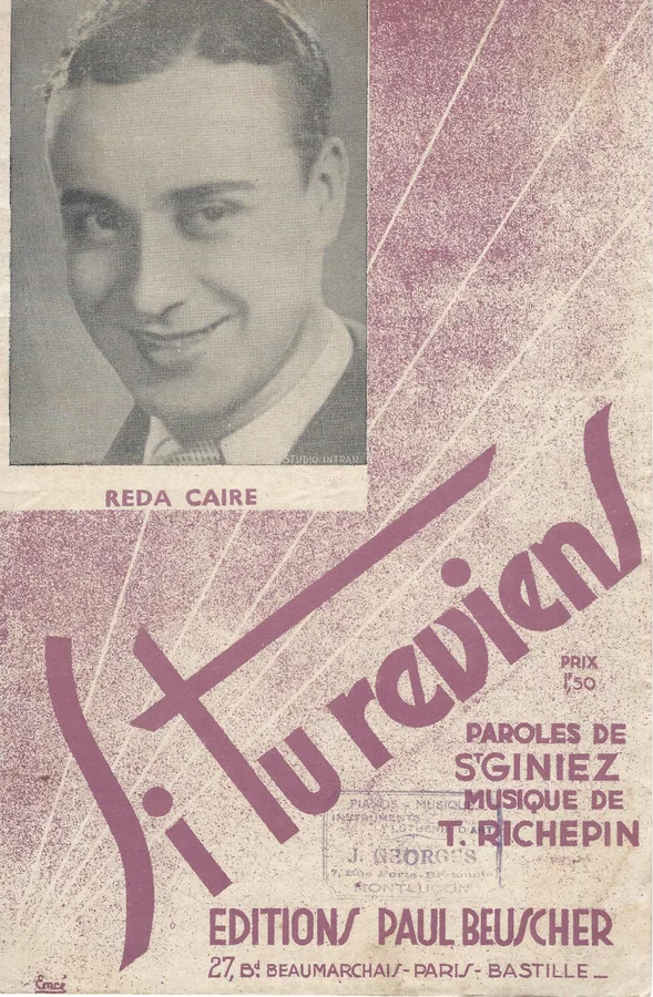 Cover for Reda Caire | Tiarko Richepin | Si tu Reviens | Chanson