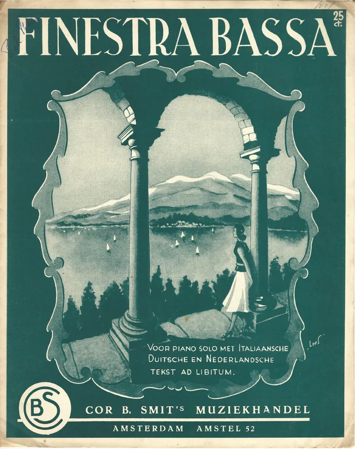Cover for Folksong from Naples | Finestra Bassa | Piano | Vocals