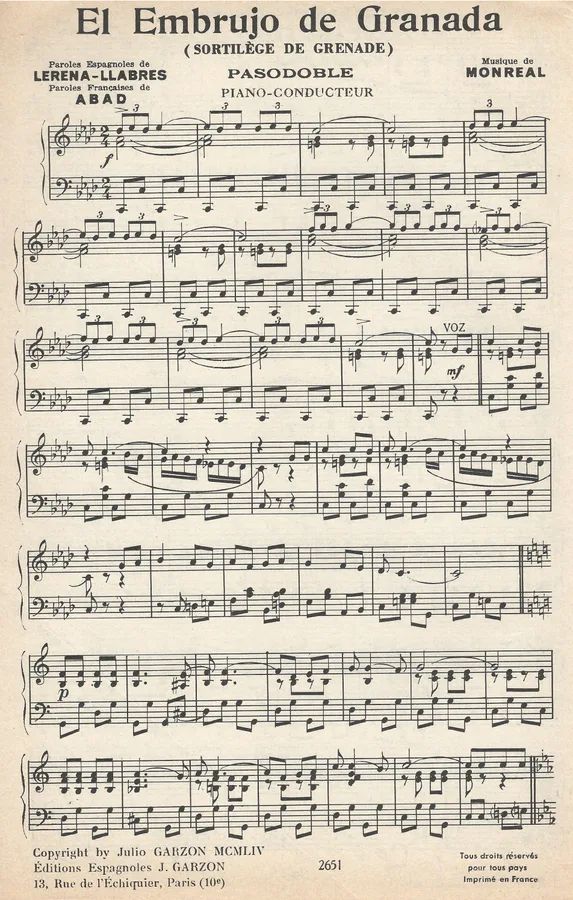 Cover for Monreal | Embrujo de Granada | Orchestra