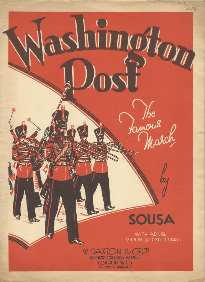 Cover for J.P. Sousa | Washington Post | Piano