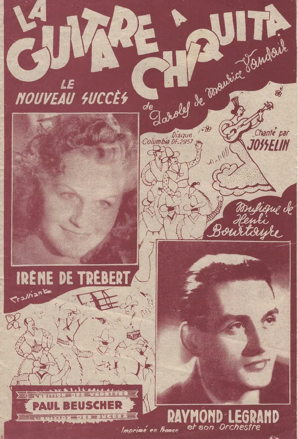 Cover for Irene de Trebert | Henri Bourtayre | La Guitare a Chiquita | Chanson