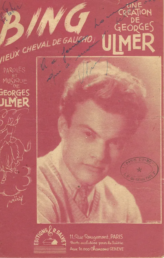 Cover for Georges Ulmer | Bing | Vocals