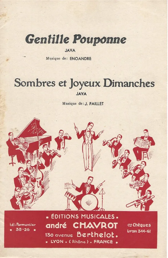 Cover for J. Paillet | Sombres et Joyeux Dimanches | Accordeon