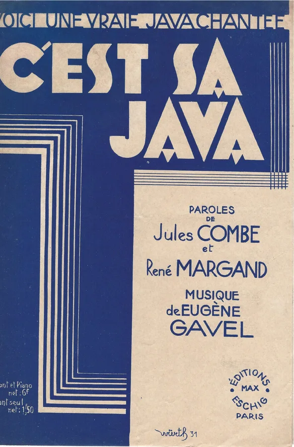 Cover for Eugene Gavel | Jules Combe | C'est ca Java | Chanson No. 2