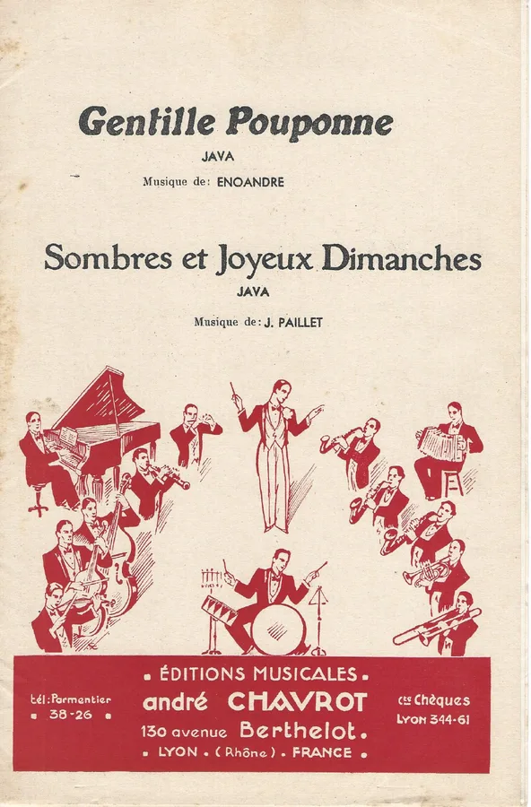 Cover for J. Paillet | Gentile Pouponne | Piano