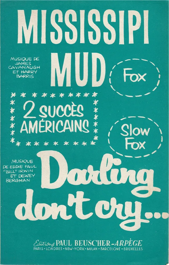 Cover for James Cavanaugh | Harry Barris | Mississipi Mud | Piano