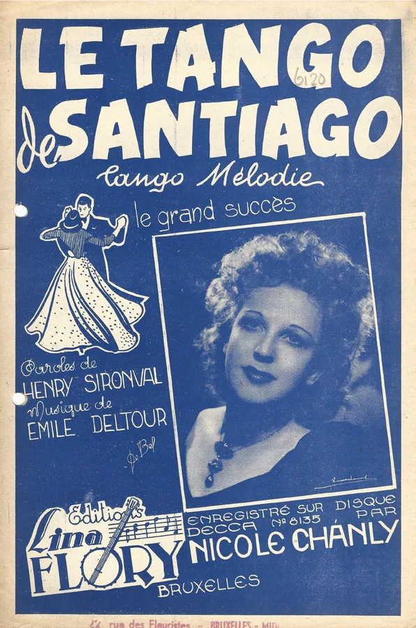 Cover for Emile Deltour | Nicole Chanly | Le Tango de Santiago | Piano | Vocals