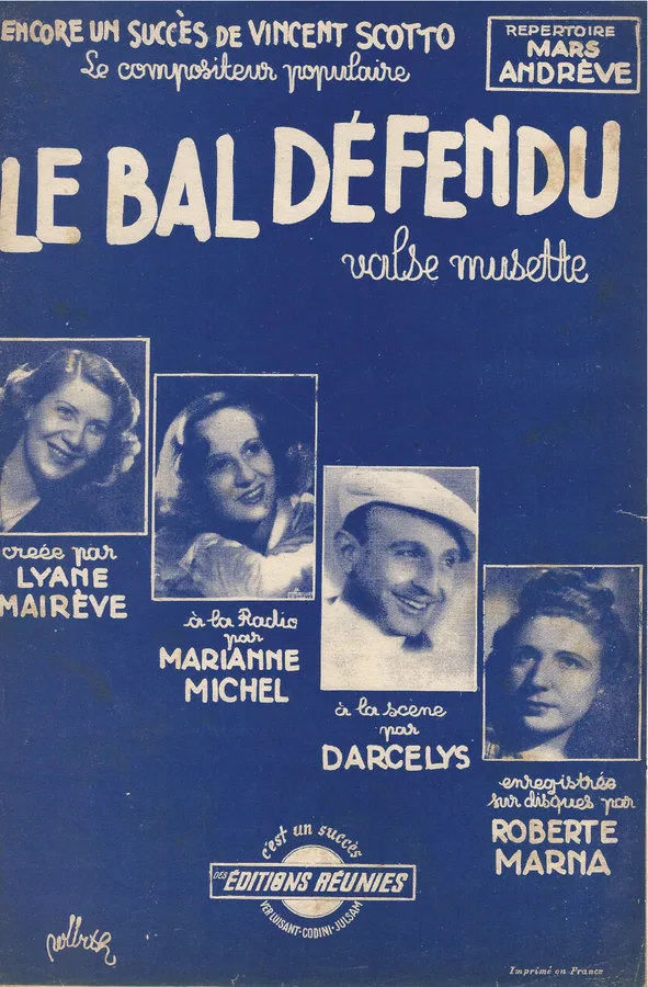 Cover for Lyane Maireve | Vincent Scotto | Le bal defendu | Chanson