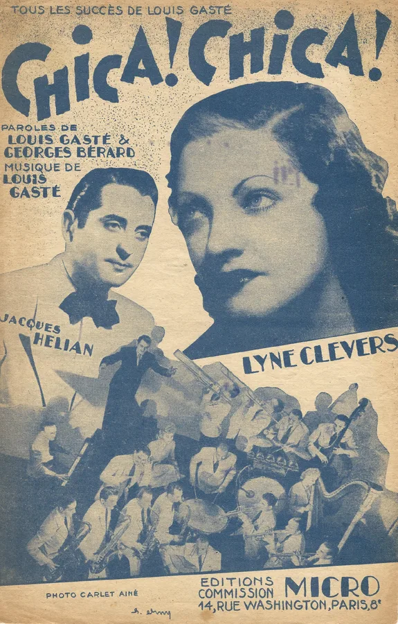 Cover for Jacques Helian | Lyne Clevers | Louis Gaste | Chica Chica | Vocals