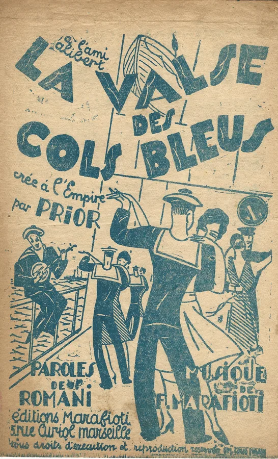 Cover for F. Marafioti | La valse des cols bleus  | Chanson
