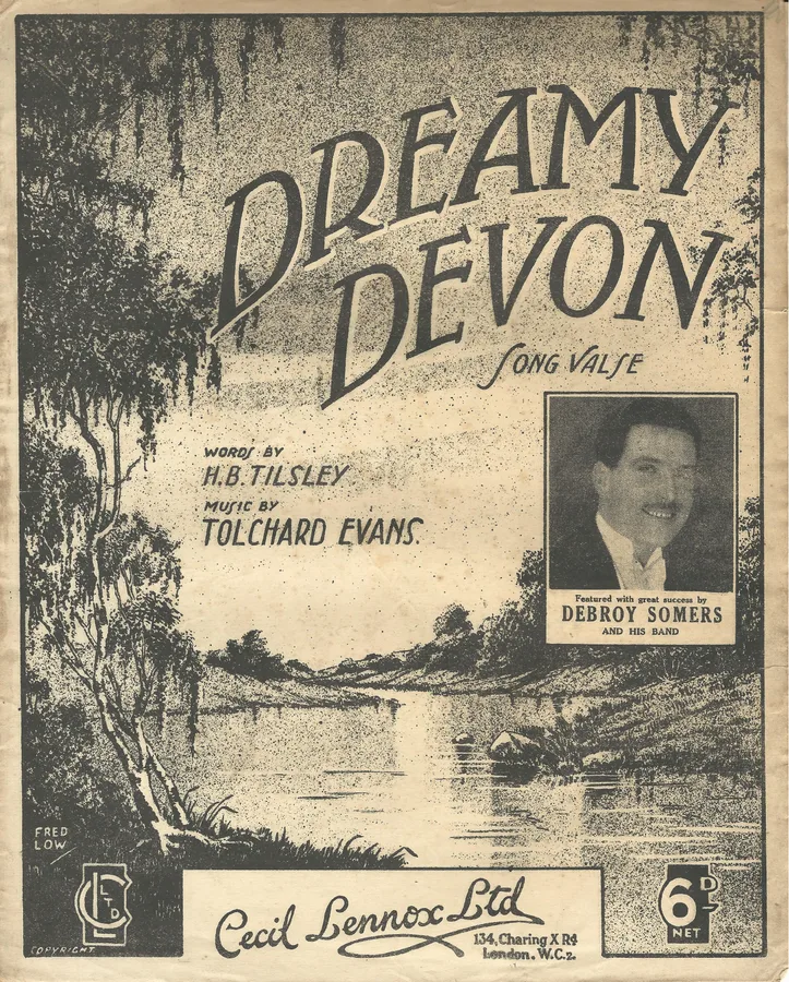 Cover for Debroy Somers | Tolchard Evans | Dreamy Devon | Piano | Vocals