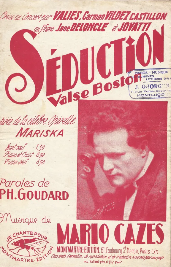 Cover for Mario Cazes | Seduction | Chanson