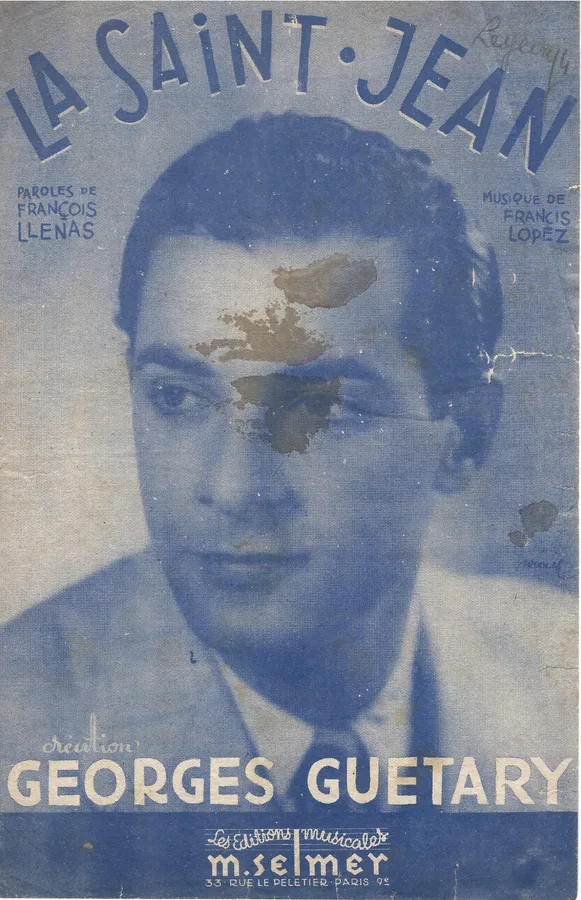Cover for Georges Guetary | Francis Lopez | La Saint Jean | Chanson