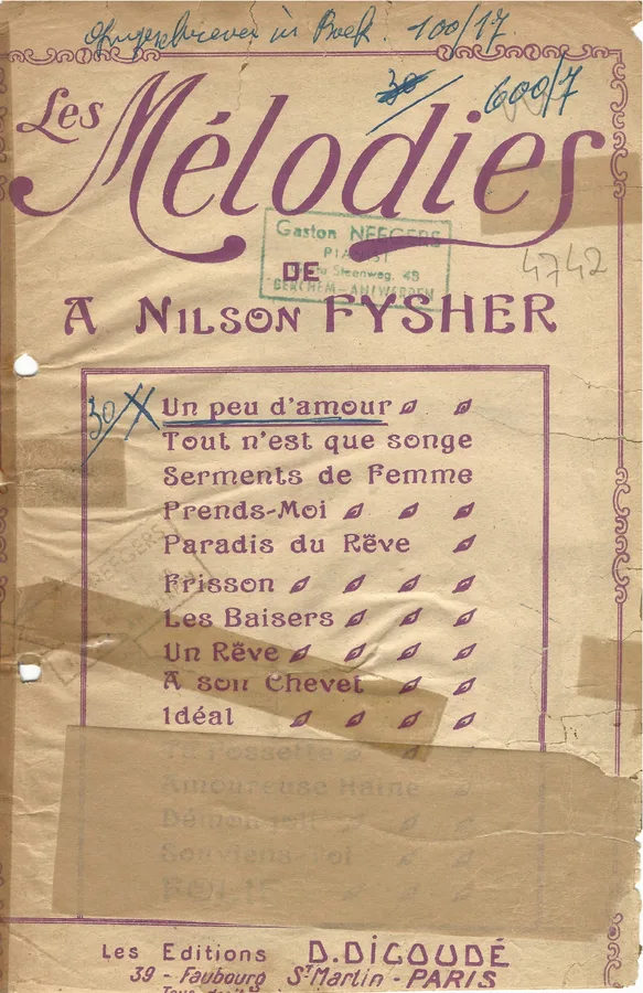 Cover for Lao Silesu | Nilson Fysher | Un peu d'amour | Accordion| Vocals