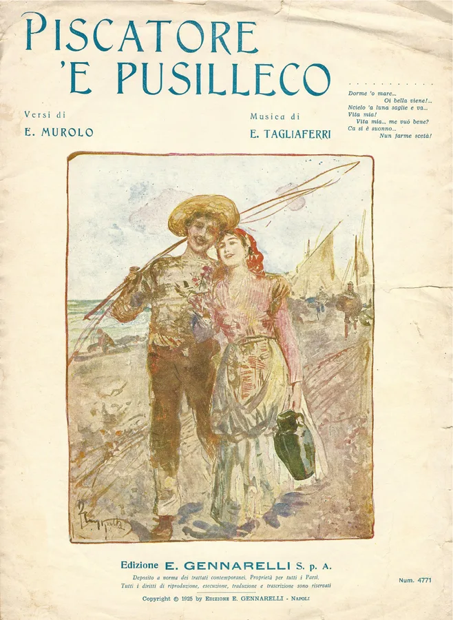 Cover for E. Tagliaferri | Piscatore 'e pussilleco | Piano | Vocals