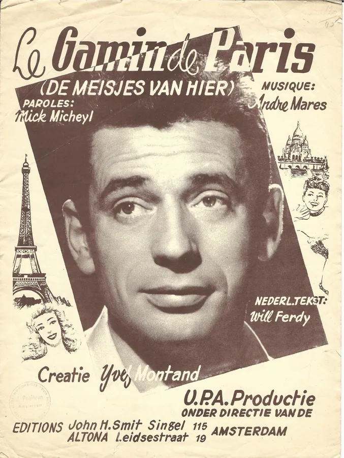 Cover for Yves Montand | Andre Mares | Le Gamin de Paris | Piano | Vocals