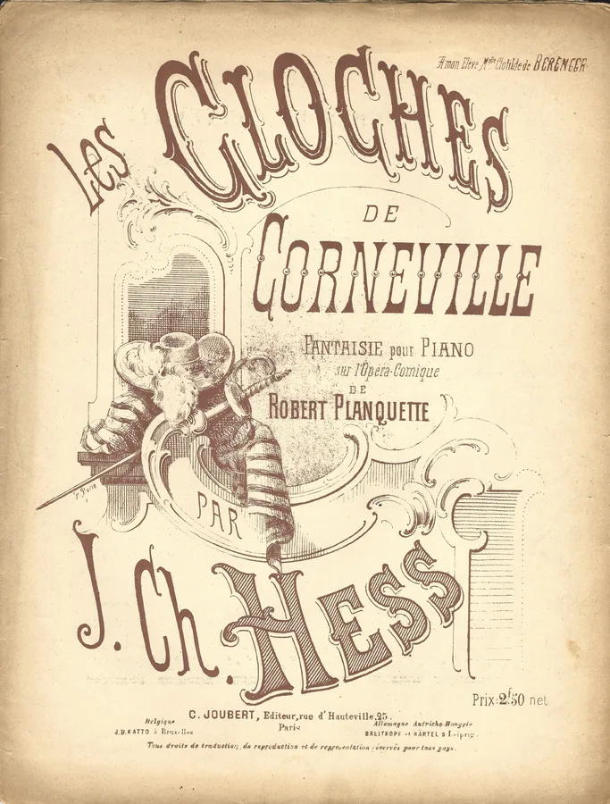 Cover for Robert Planquette | J.Ch. Hess | Les Cloches de Corneville | Piano
