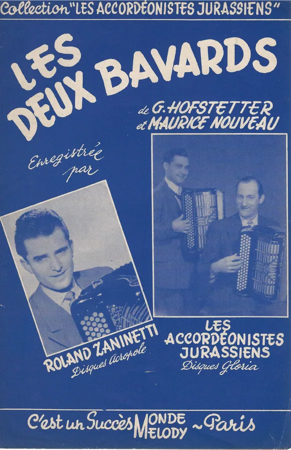 Cover for G. Hofstetter | M. Nouveau | Les Deux Bavards | Piano | Accordion