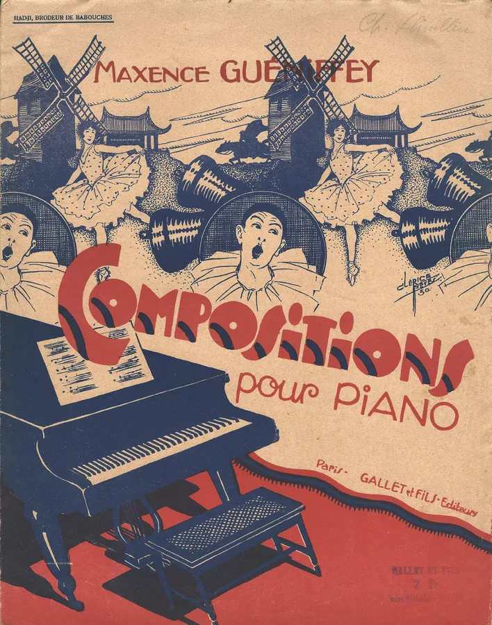 Cover for Maxence Gueniffey | Hadji, Brodeur de babouches | Piano